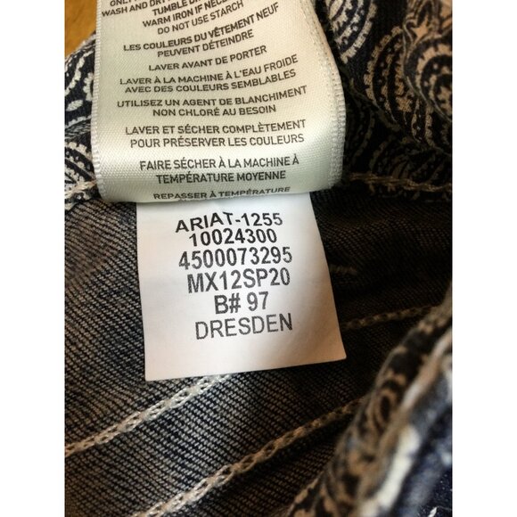 NWT Ariat Real Denim Womens Mid Rise Straight Stretch Jeans Size 25 L Western - Picture 5 of 7